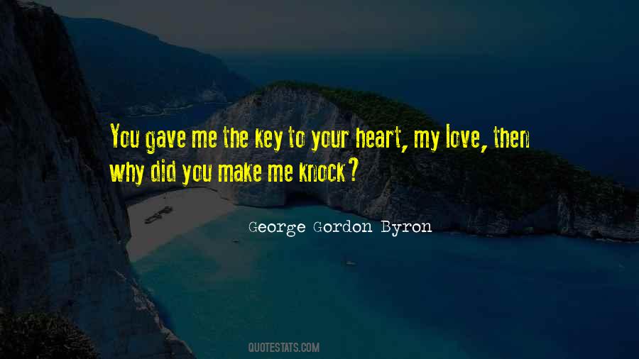 Quotes About Key To My Heart #1203328