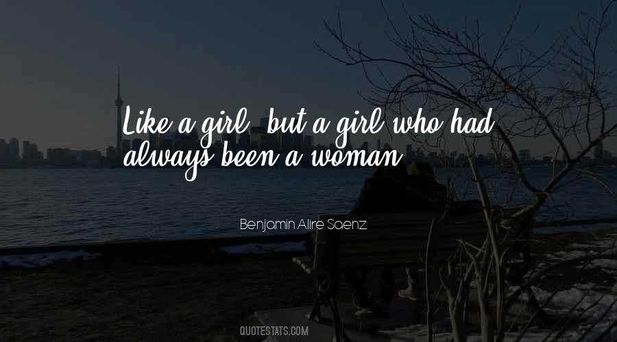 Quotes About Like A Girl #1037549