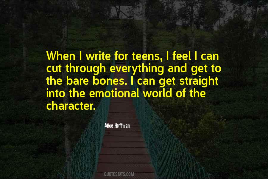 Quotes About Bare Bones #719370