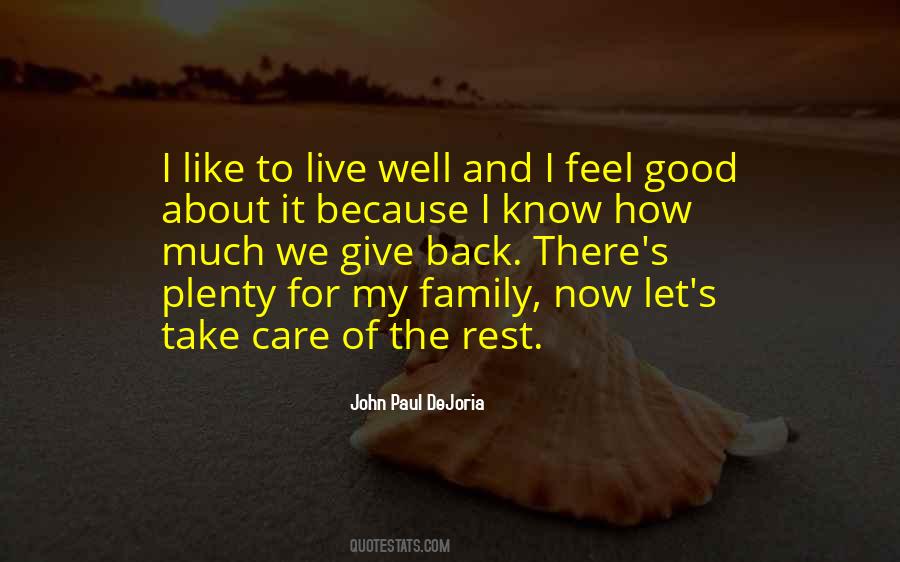 Quotes About Take Care Of Family #162017