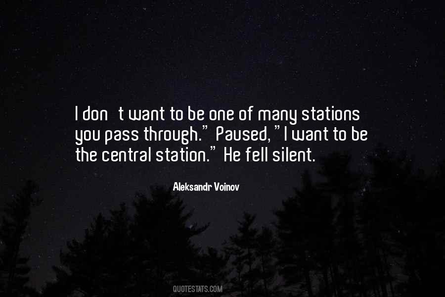 Quotes About Stations #1063719