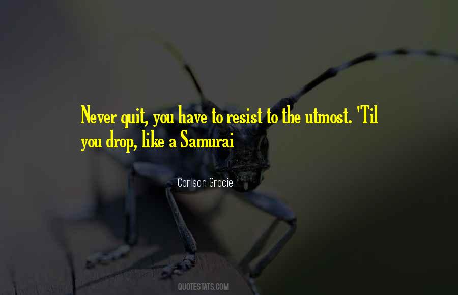 Quotes About The Samurai #563681