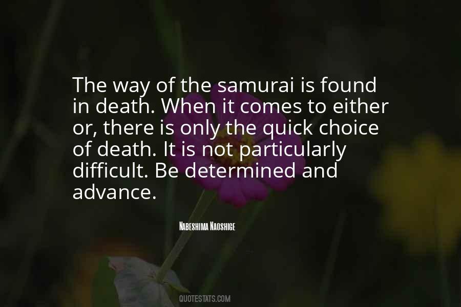 Quotes About The Samurai #71292