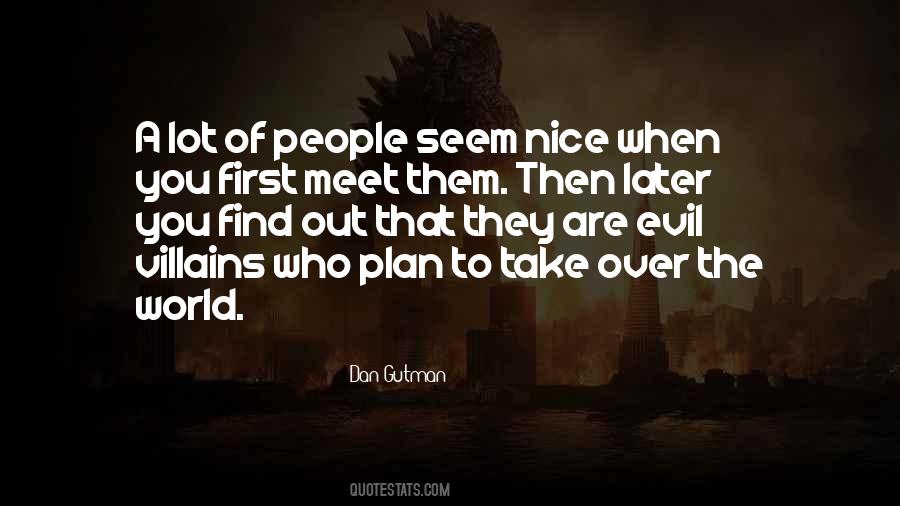 Quotes About Villains #950040