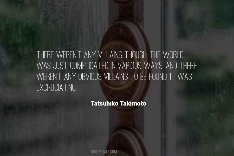 Quotes About Villains #997184