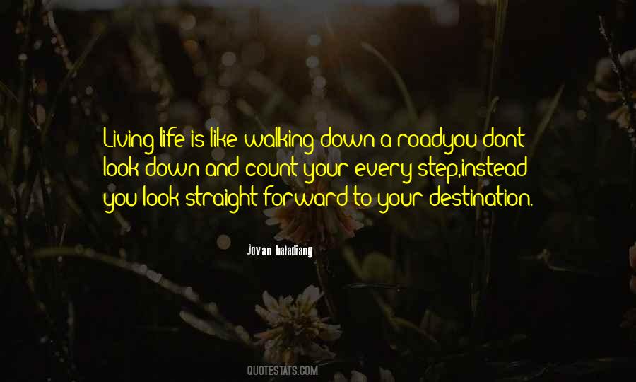 Quotes About Walking Down The Road #1221820