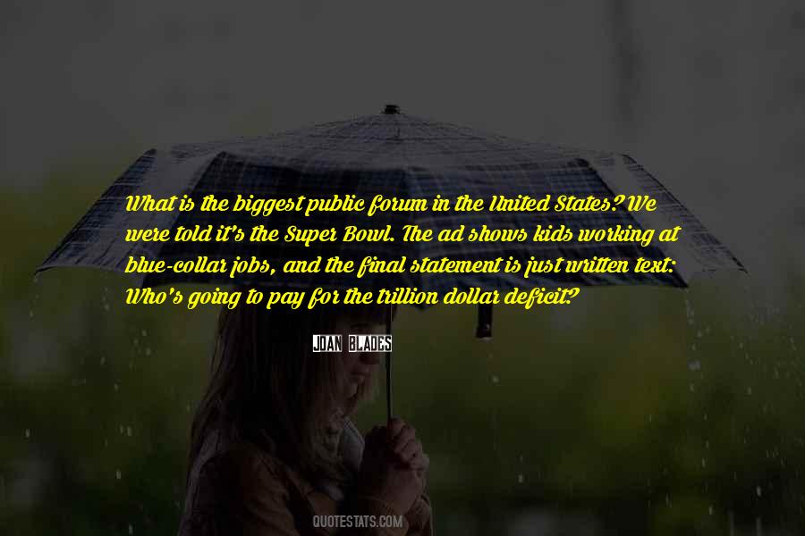 Blue Collar Jobs Quotes #831711