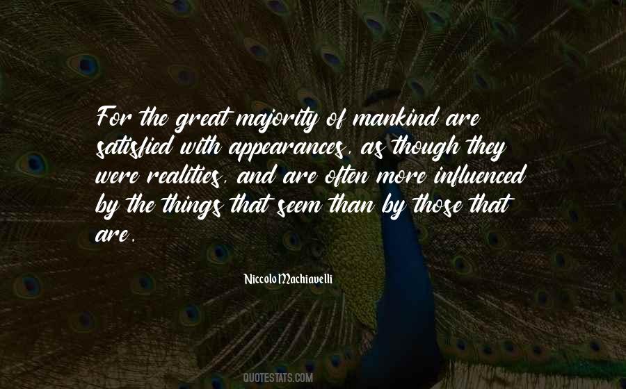 Quotes About Appearances And Reality #1231720