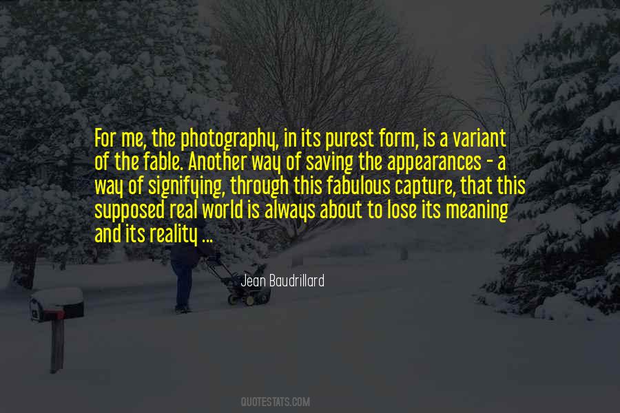 Quotes About Appearances And Reality #1683979