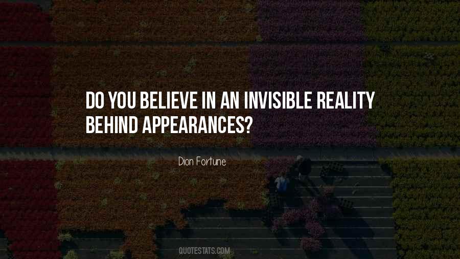 Quotes About Appearances And Reality #671316