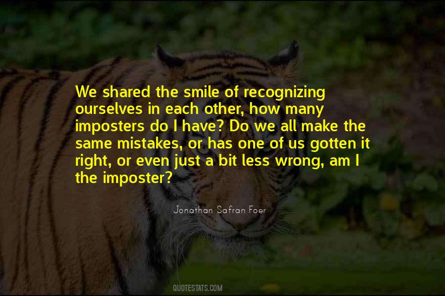 Quotes About Imposters #1717217