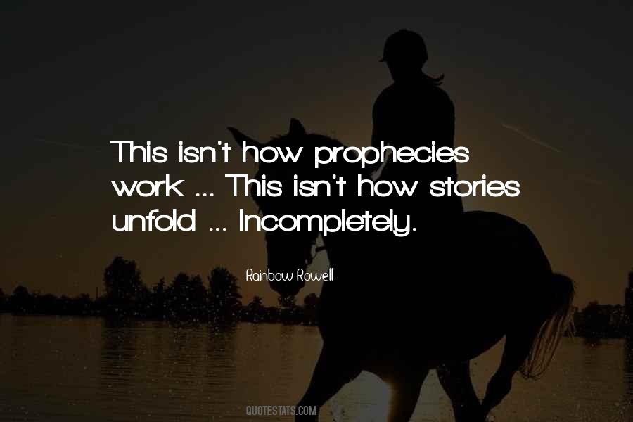 Quotes About Prophecies #1373500