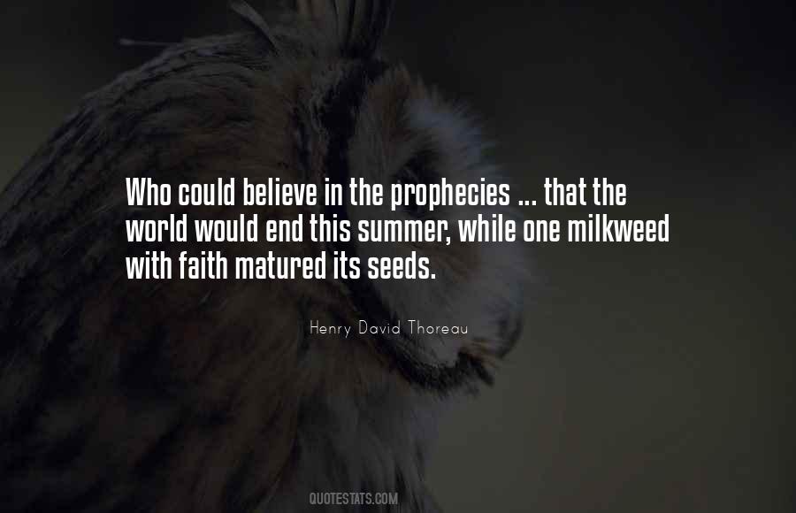 Quotes About Prophecies #721626