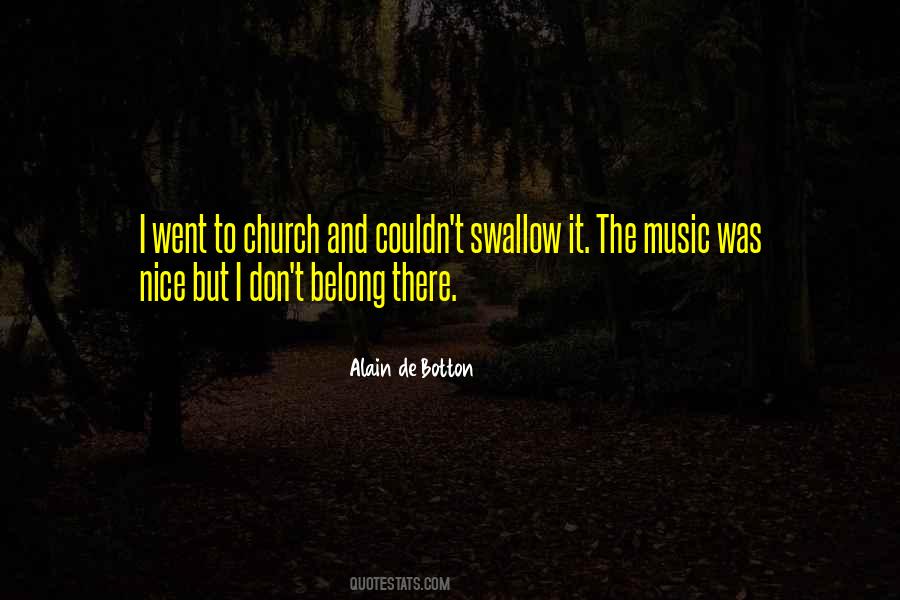 Quotes About Church Music #1145708