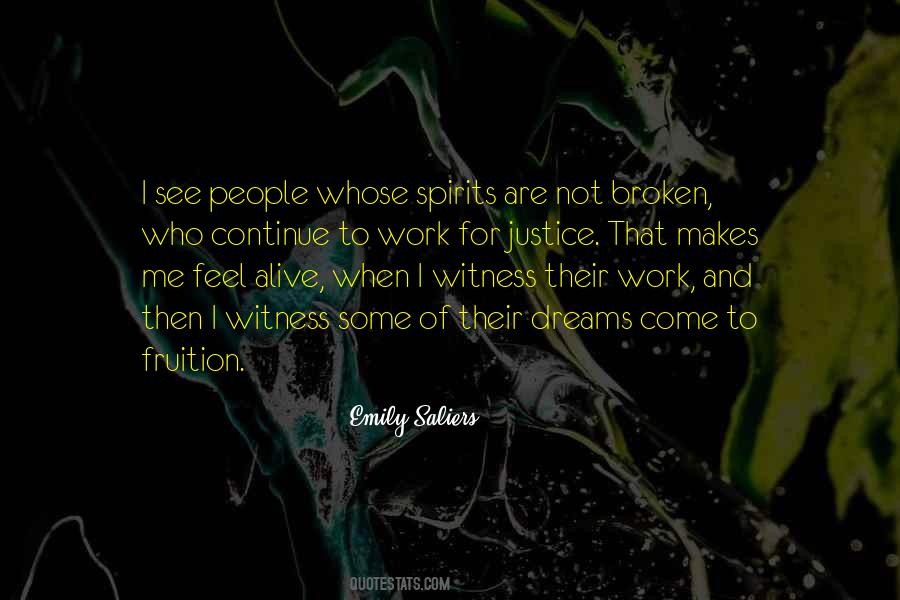 Quotes About Broken Spirits #572819