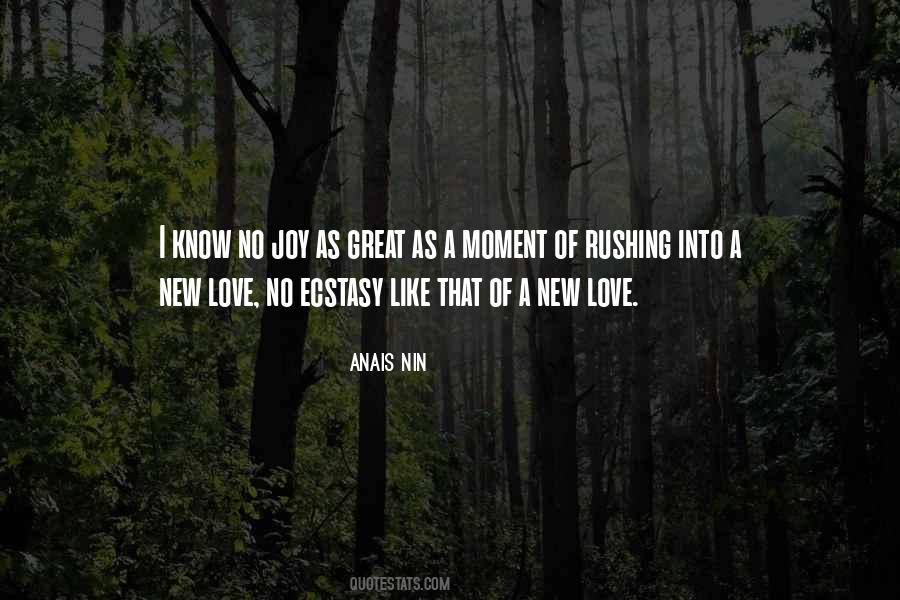 Ecstasy Of Joy Quotes #348978