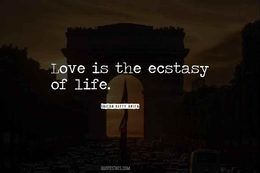 Ecstasy Of Joy Quotes #787940