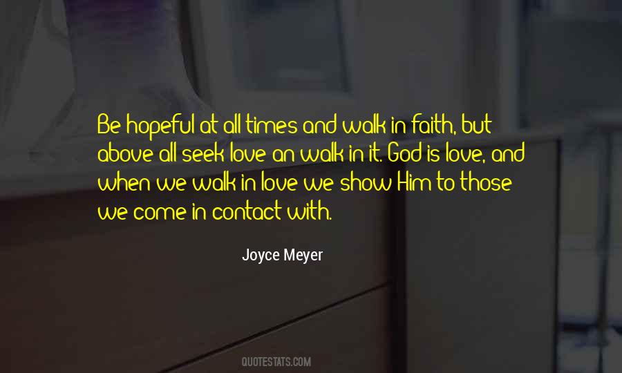 Quotes About Walk With God #486847