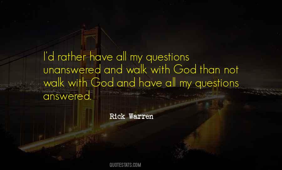 Quotes About Walk With God #682923