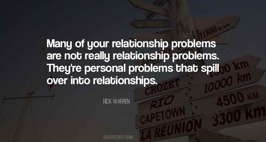 Quotes About Relationship Problems #1184767