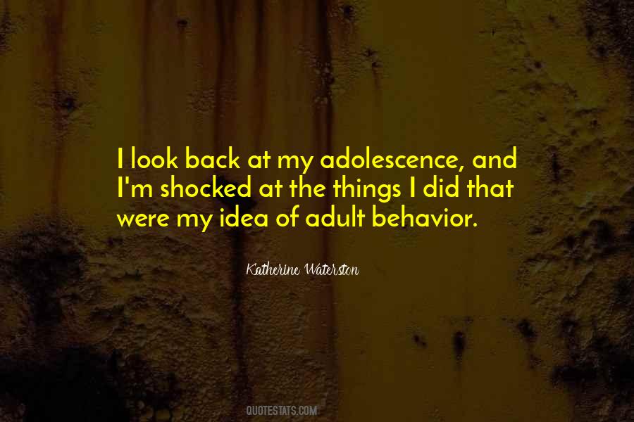 Quotes About Adolescence #1027144