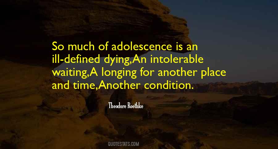 Quotes About Adolescence #1373290