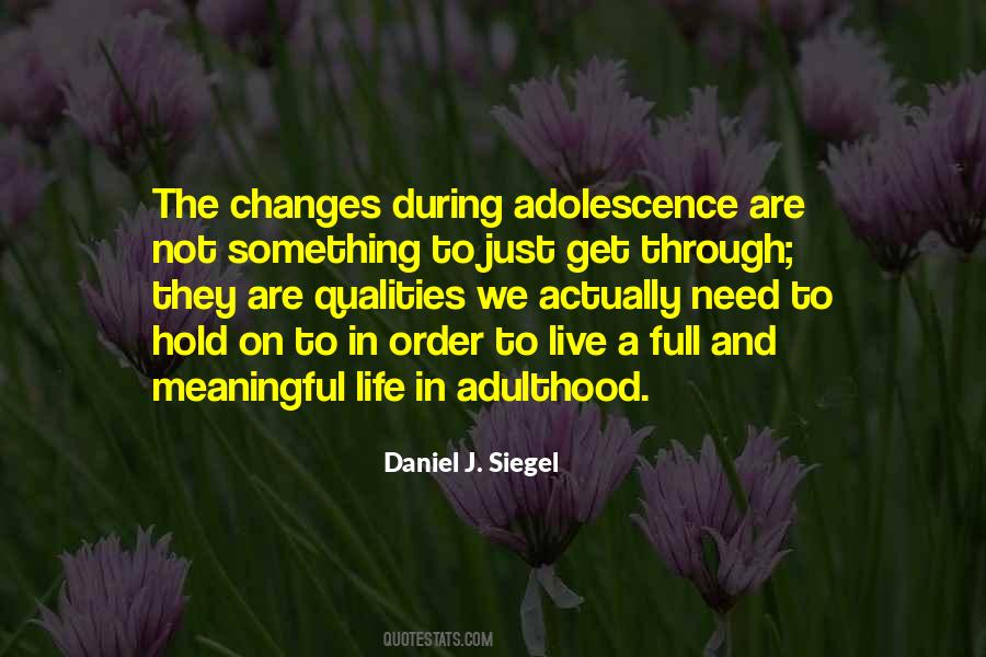 Quotes About Adolescence #1747986