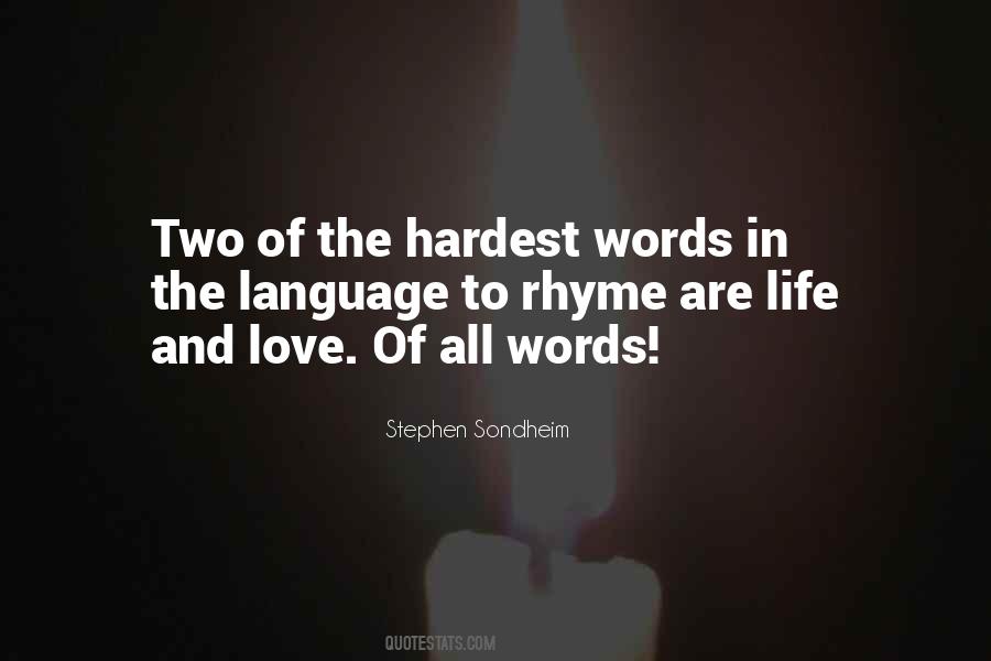 Life Of Language Quotes #393835