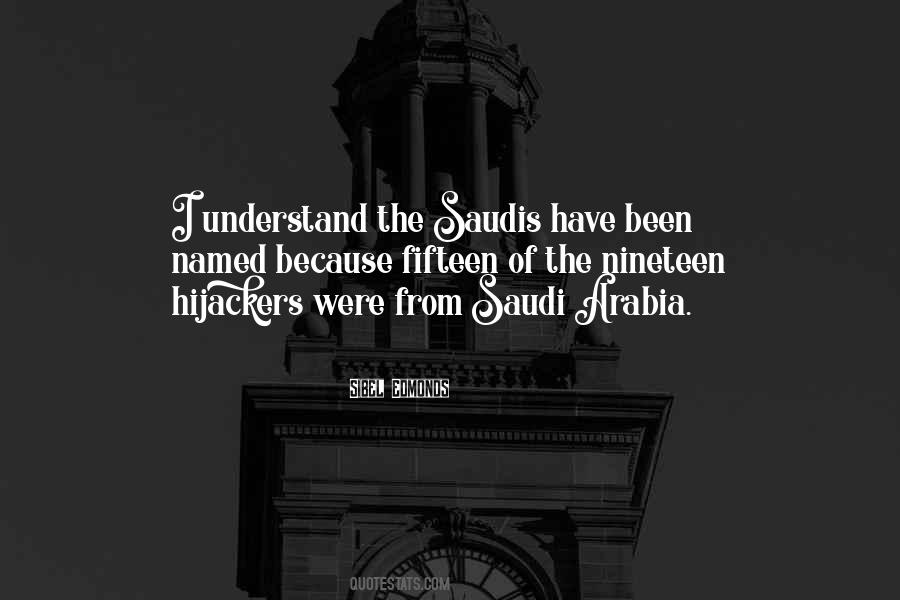 Quotes About Saudis #1778921