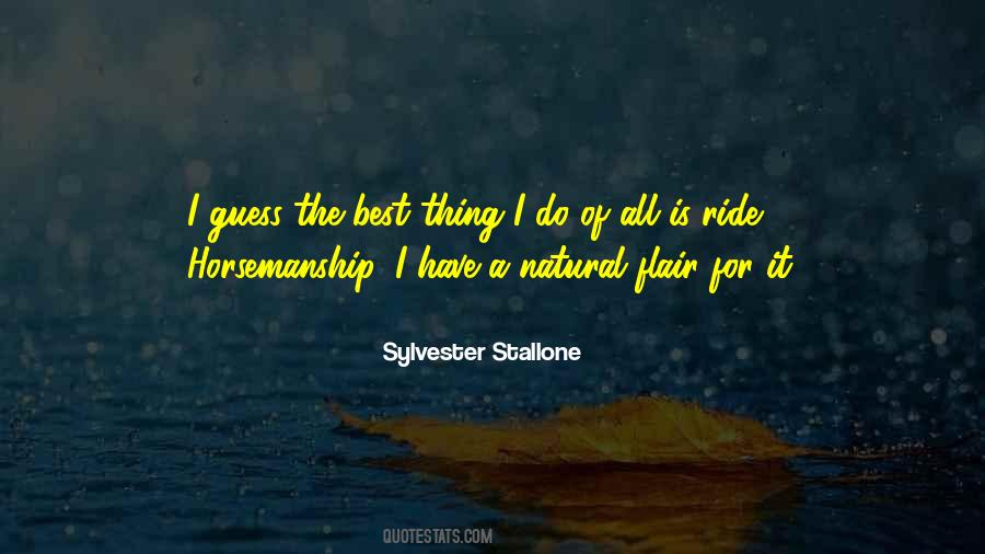 Quotes About Horsemanship #634793