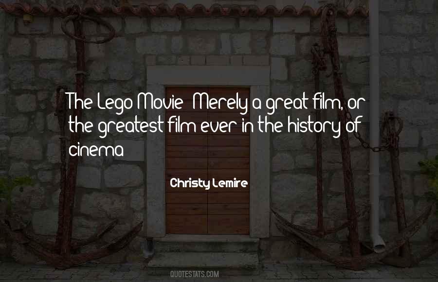 Quotes About The Lego Movie #1692988