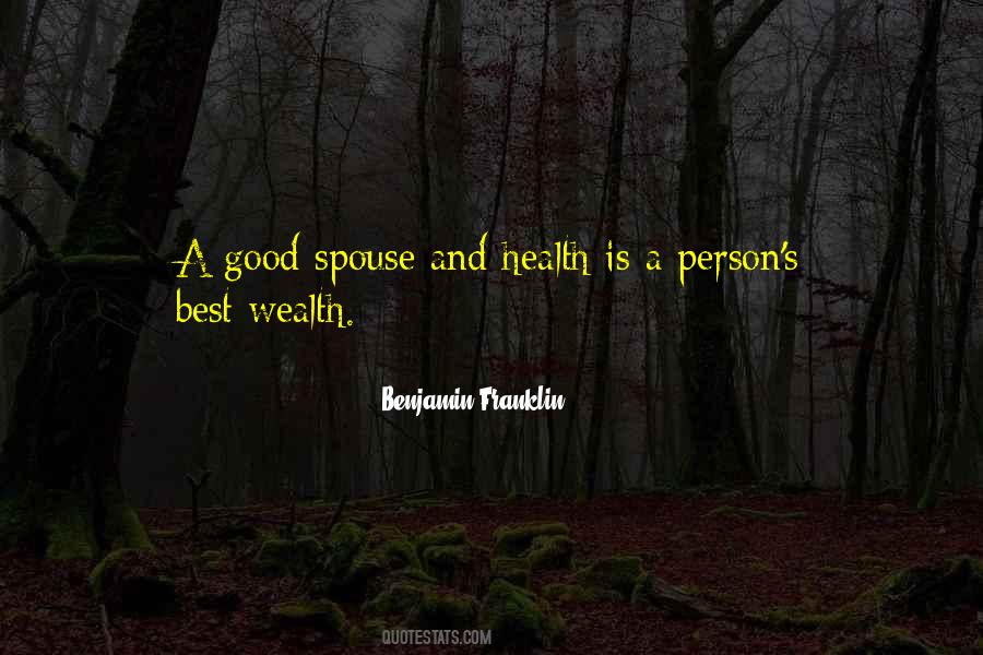Quotes About Health And Wealth #120604