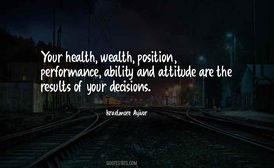 Quotes About Health And Wealth #1585565