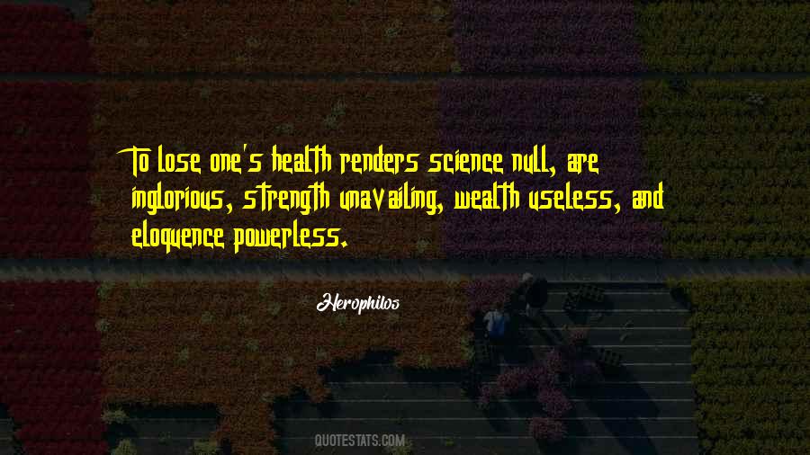Quotes About Health And Wealth #549616