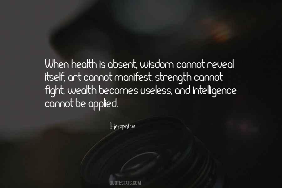 Quotes About Health And Wealth #602887