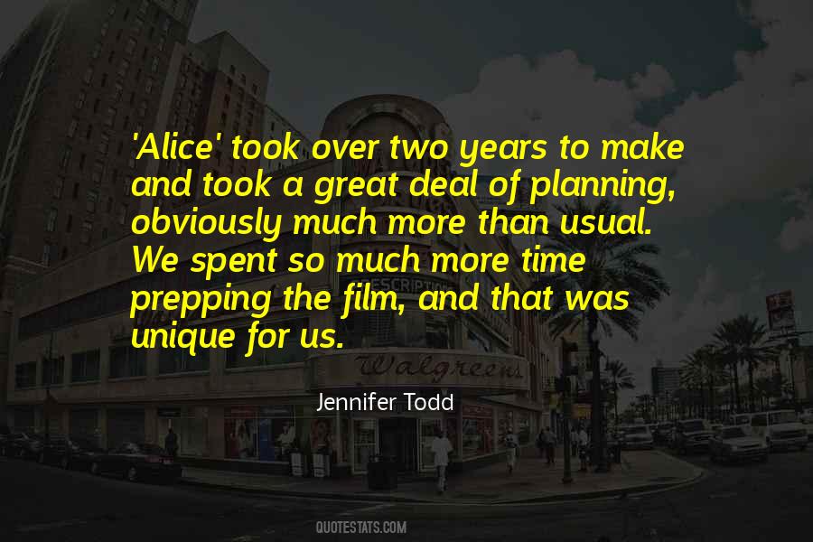 Quotes About Over Planning #1324493