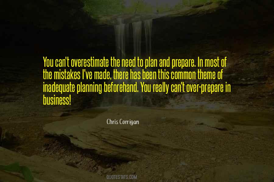 Quotes About Over Planning #508449