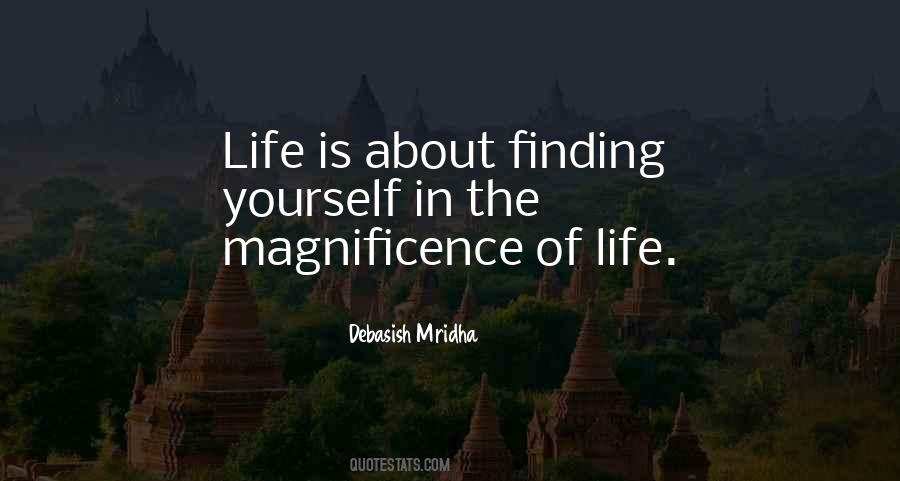 Quotes About The Magnificence Of Life #1323065