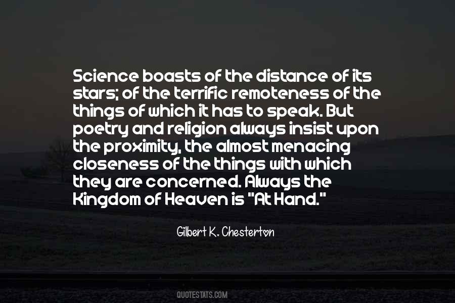 Quotes About Proximity #190145 Quotes About Proximity #190145