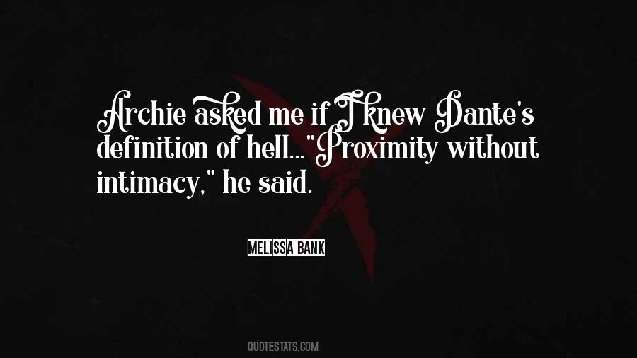 Quotes About Proximity #819071 Quotes About Proximity #819071