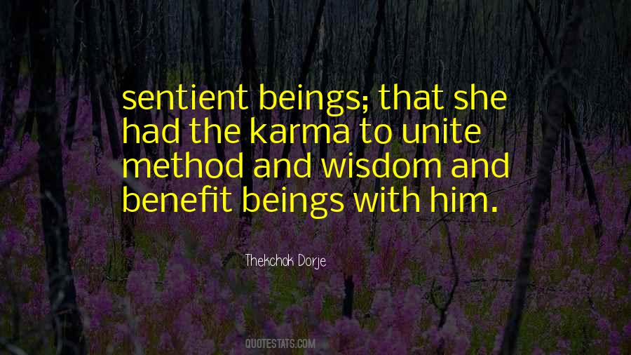 Quotes About Sentient Beings #532269