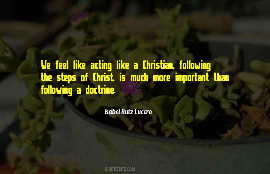 Quotes About Not Acting Like A Christian #138448