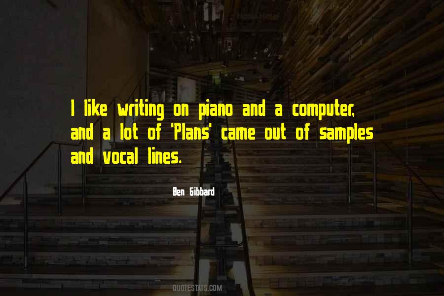 Quotes About Piano #36403