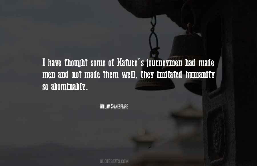 Quotes About Nature By Shakespeare #1461440