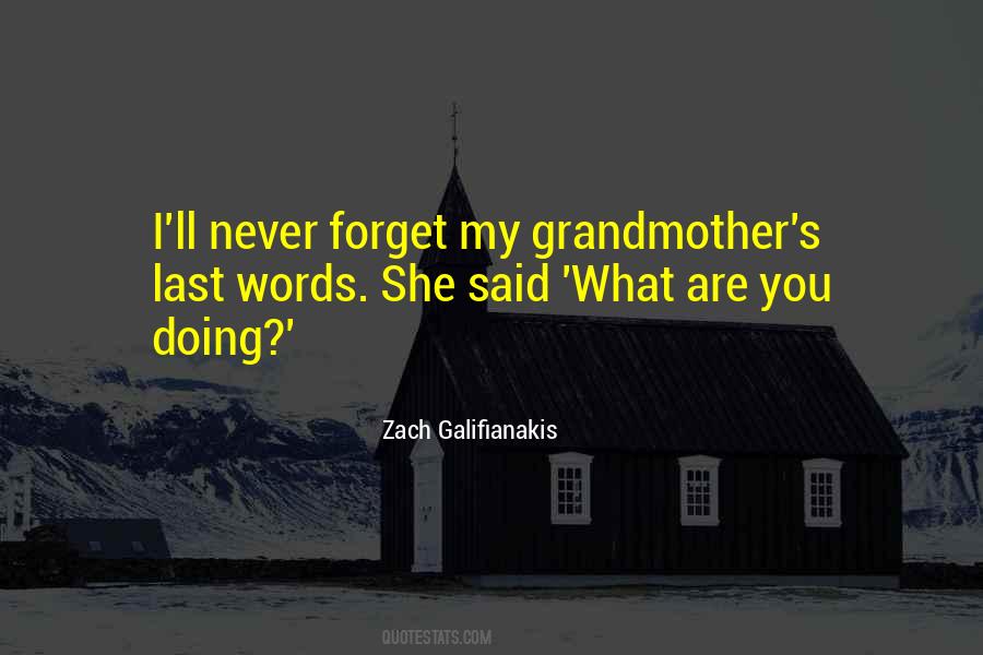 Quotes About Grandmother Death #1196501