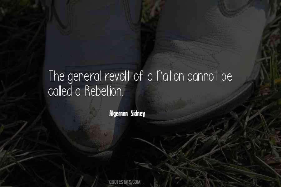 Quotes About Revolt #1227129