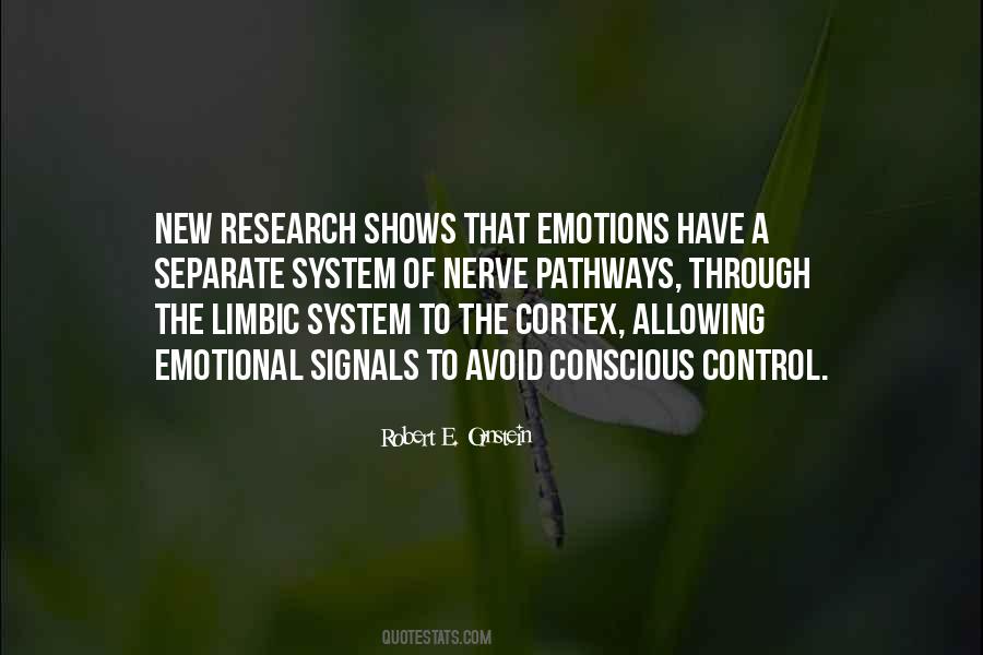 Quotes About The Limbic System #1451788