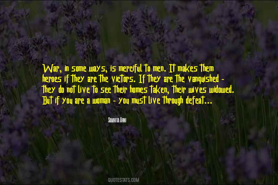 War Defeat Quotes #564347