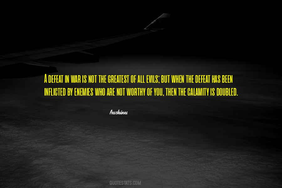 War Defeat Quotes #875361