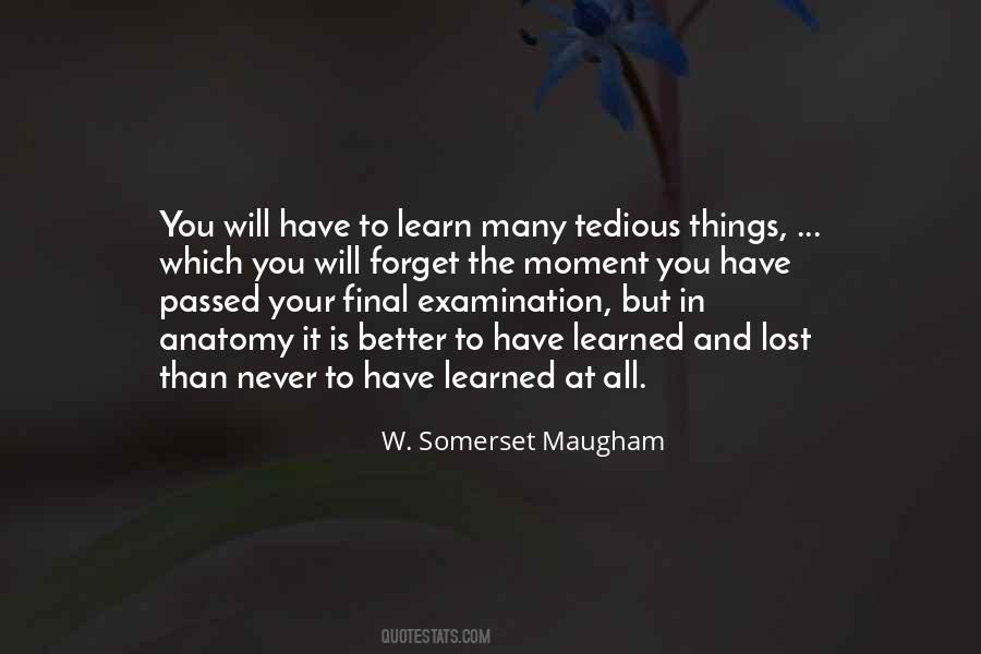 Quotes About Final Examination #506797